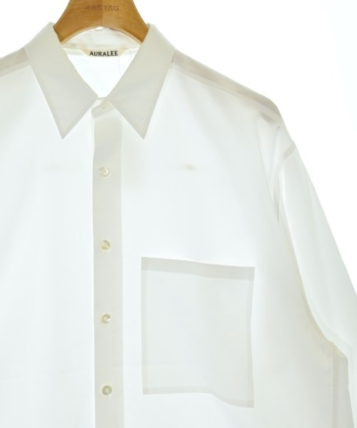 AURALEE（オーラリー）カジュアルシャツ 白 サイズ:5(L位) メンズ/2200677224046