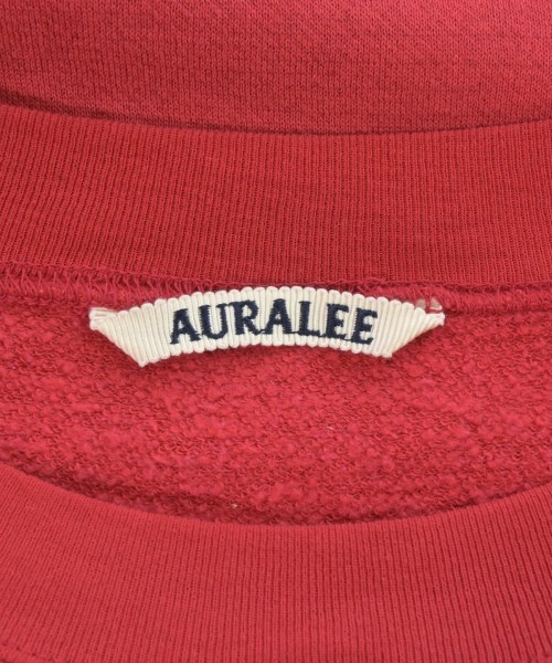 AURALEE（オーラリー）スウェット 赤 サイズ:3(S位) メンズ/2200677292014