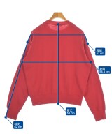 AURALEE（オーラリー）スウェット 赤 サイズ:3(S位) メンズ/2200677292014