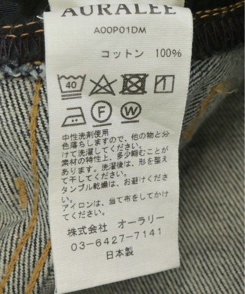 AURALEE（オーラリー）デニムパンツ 紺 サイズ:28(S位) メンズ/2200677309019