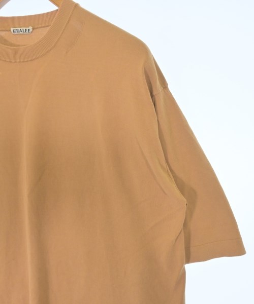 AURALEE（オーラリー）Tシャツ・カットソー ベージュ サイズ:4(M位) メンズ/2200678072066