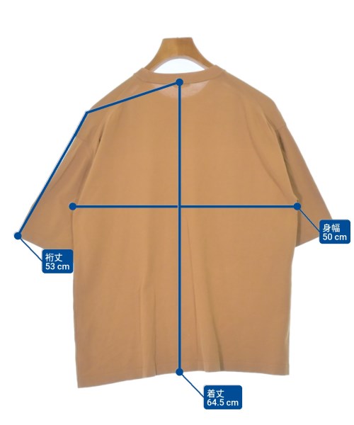 AURALEE（オーラリー）Tシャツ・カットソー ベージュ サイズ:4(M位) メンズ/2200678072066