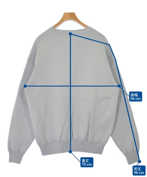 AURALEE（オーラリー）スウェット グレー サイズ:3(S位) メンズ/2200678252031