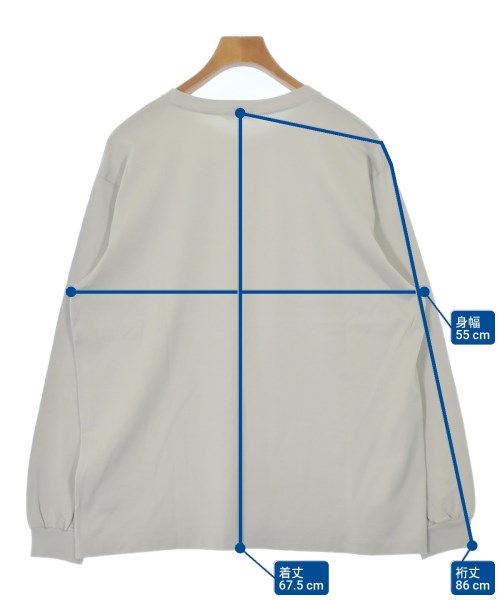 AURALEE（オーラリー）Tシャツ・カットソー グレー サイズ:3(S位) メンズ/2200678252048
