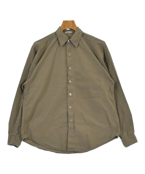 AURALEE(オーラリー)カジュアルシャツ カーキ サイズ:3(S位)/2200679080060