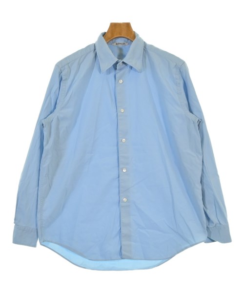 AURALEE(オーラリー)カジュアルシャツ 青 サイズ:3(S位)/2200679080077