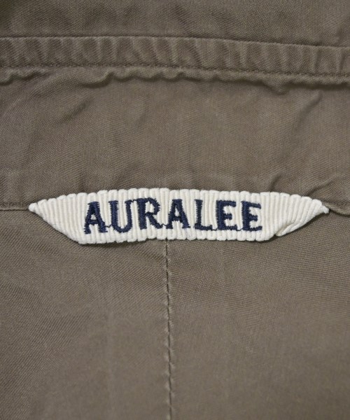 AURALEE（オーラリー）カジュアルシャツ 茶 サイズ:3(S位) メンズ/2200679080121