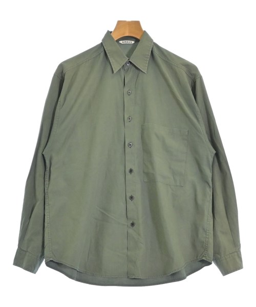 AURALEE(オーラリー)カジュアルシャツ カーキ サイズ:3(S位)/2200674903043