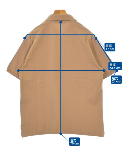 AURALEE（オーラリー）ポロシャツ 茶 サイズ:4(M位) メンズ/2200680065049