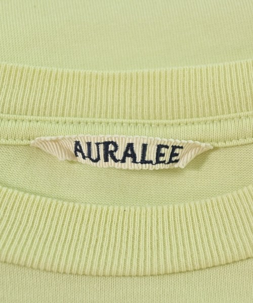 AURALEE（オーラリー）Tシャツ・カットソー 黄 サイズ:3(S位) メンズ/2200680129017