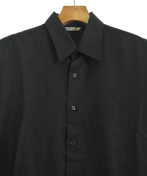 AURALEE（オーラリー）カジュアルシャツ 黒 サイズ:3(S位) メンズ/2200678932049