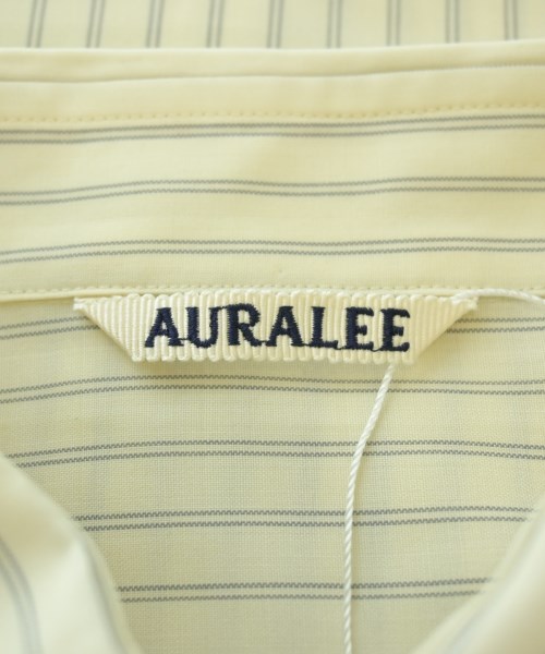 AURALEE（オーラリー）カジュアルシャツ 黄 サイズ:3(S位) メンズ/2200680735010