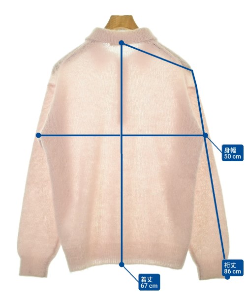 AURALEE（オーラリー）ニット・セーター ピンク サイズ:3(S位) メンズ/2200680866042