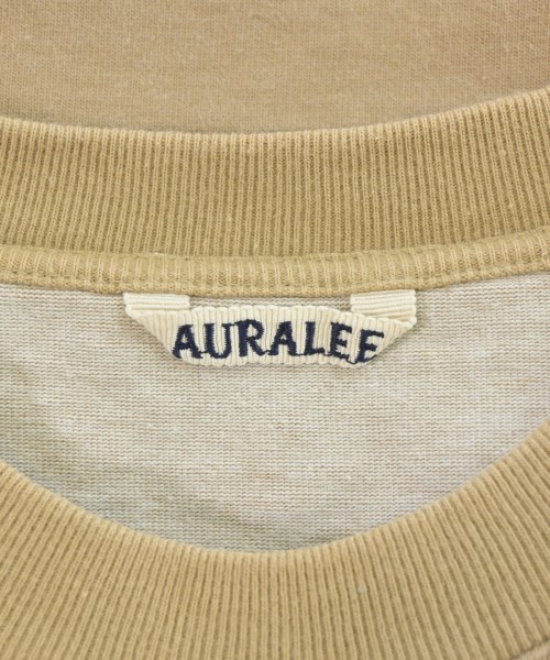 AURALEE（オーラリー）Tシャツ・カットソー ベージュ サイズ:5(L位) メンズ/2200681095076