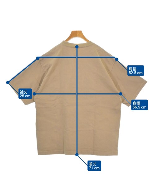 AURALEE（オーラリー）Tシャツ・カットソー ベージュ サイズ:5(L位) メンズ/2200681095076