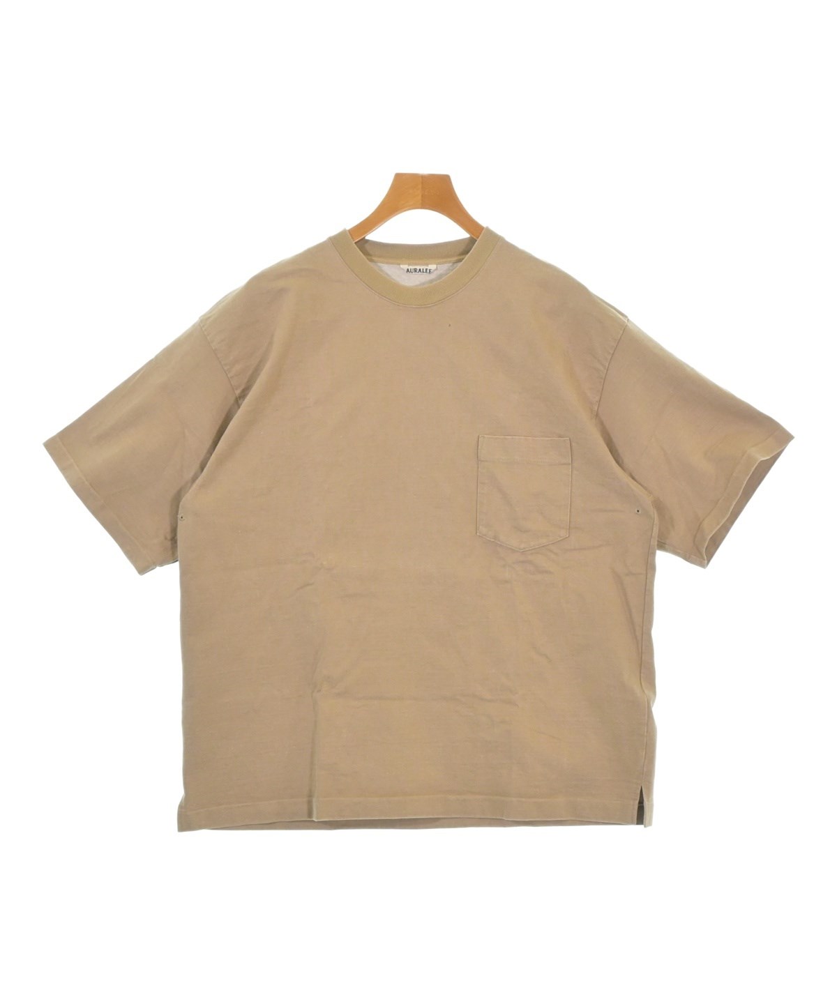 AURALEE（オーラリー）Tシャツ・カットソー ベージュ サイズ:5(L位