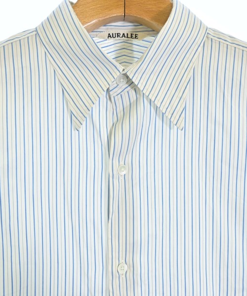 AURALEE（オーラリー）カジュアルシャツ 白 サイズ:1(XS位) メンズ/2200678724057