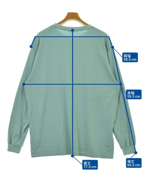 AURALEE（オーラリー）Tシャツ・カットソー 青 サイズ:5(L位) メンズ/2200691875064