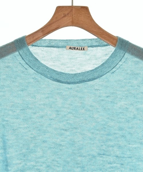 AURALEE（オーラリー）ニット・セーター 青 サイズ:4(M位) メンズ/2200693738046