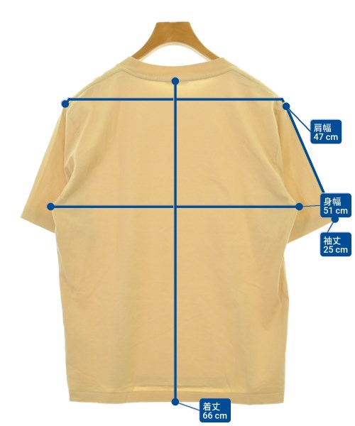AURALEE（オーラリー）Tシャツ・カットソー ベージュ サイズ:1(XXS位) メンズ/2200684056203