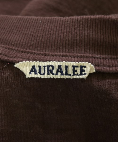 AURALEE（オーラリー）Tシャツ・カットソー 茶 サイズ:5(L位) メンズ/2200694215089