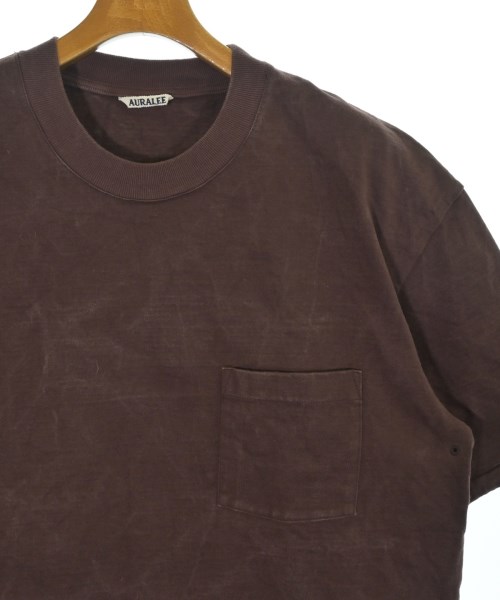 AURALEE（オーラリー）Tシャツ・カットソー 茶 サイズ:5(L位) メンズ/2200694215089