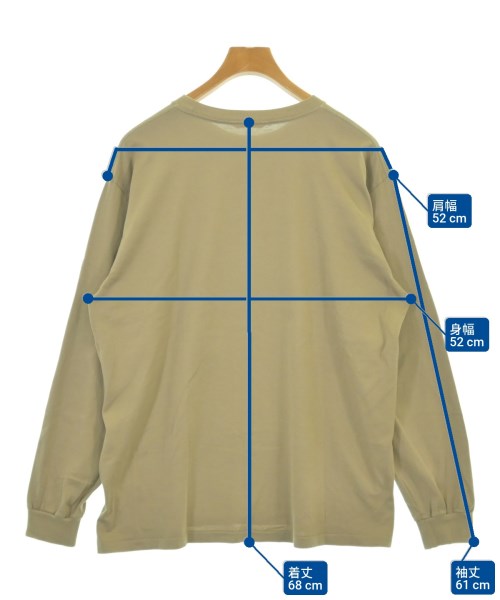 AURALEE（オーラリー）Tシャツ・カットソー ベージュ サイズ:4(M位) メンズ/2200694710034
