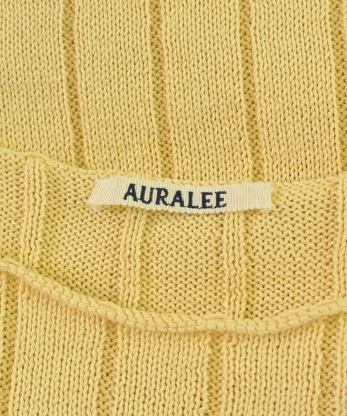 AURALEE（オーラリー）ニット・セーター 黄 サイズ:4(M位) メンズ/2200689561238