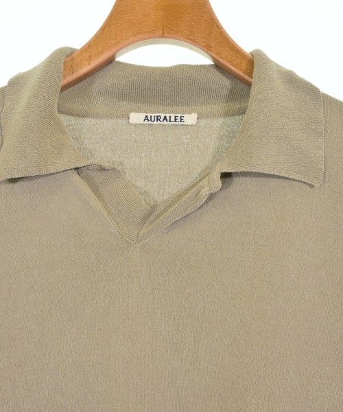 AURALEE（オーラリー）ポロシャツ ベージュ サイズ:4(M位) メンズ/2200697441010