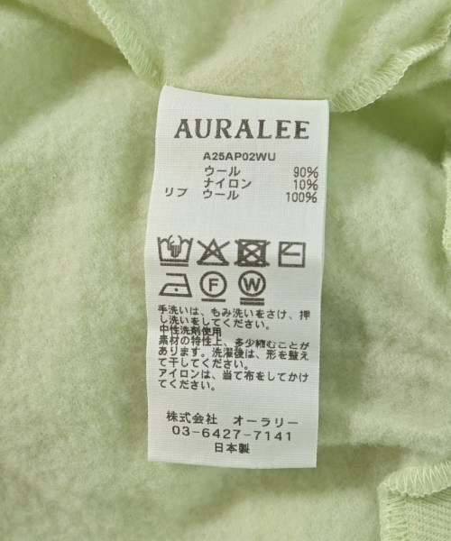 AURALEE（オーラリー）スウェット 緑 サイズ:5(L位) メンズ/2200693969020