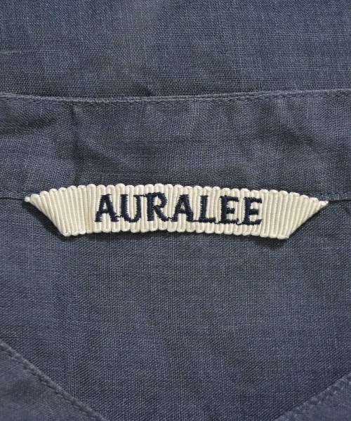 AURALEE（オーラリー）カジュアルシャツ 紺 サイズ:5(L位) メンズ/2200693092056