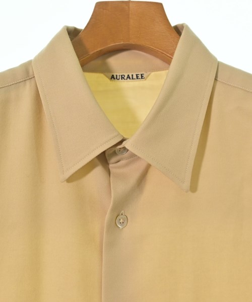 AURALEE（オーラリー）カジュアルシャツ ベージュ サイズ:4(M位) メンズ/2200691742038