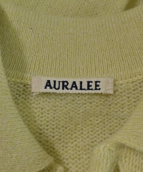 AURALEE（オーラリー）ニット・セーター 黄 サイズ:3(S位) メンズ/2200696317064