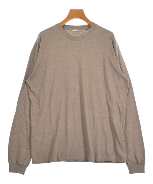 AURALEE(オーラリー)Tシャツ・カットソー 茶 サイズ:4(M位)/2200696317088