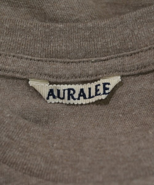 AURALEE（オーラリー）Tシャツ・カットソー 茶 サイズ:4(M位) メンズ/2200696317088
