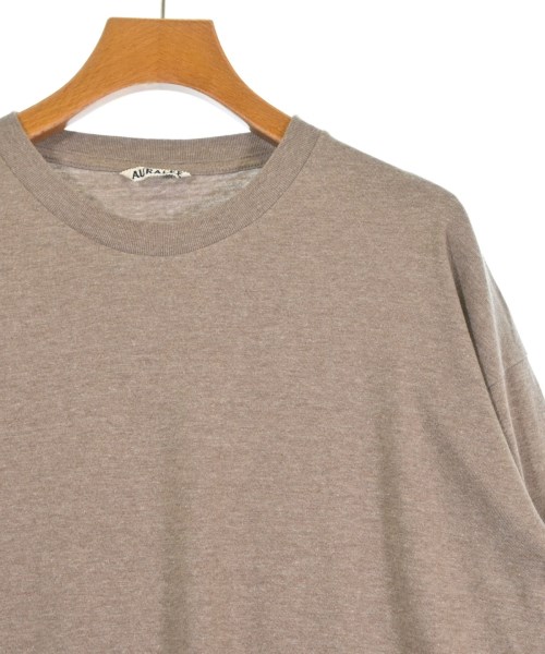 AURALEE（オーラリー）Tシャツ・カットソー 茶 サイズ:4(M位) メンズ/2200696317088