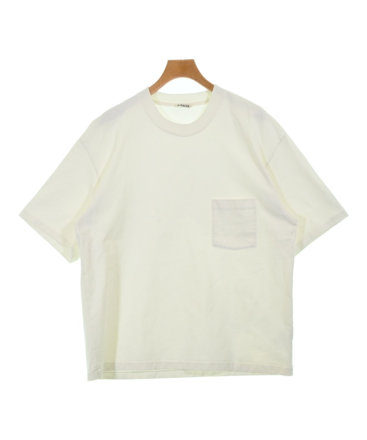 AURALEE（オーラリー）Tシャツ・カットソー 白 サイズ:5(L位) メンズ