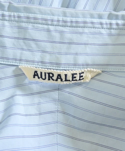 AURALEE（オーラリー）カジュアルシャツ 青 サイズ:3(S位) メンズ/2200696597039
