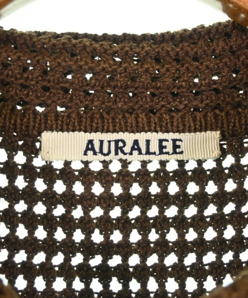 AURALEE（オーラリー）ニット・セーター 茶 サイズ:3(S位) メンズ/2200698893016
