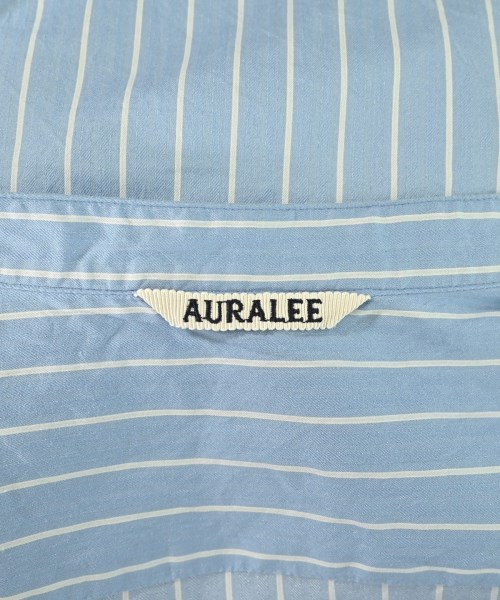 AURALEE（オーラリー）カジュアルシャツ 青 サイズ:3(S位) メンズ/2200698893023