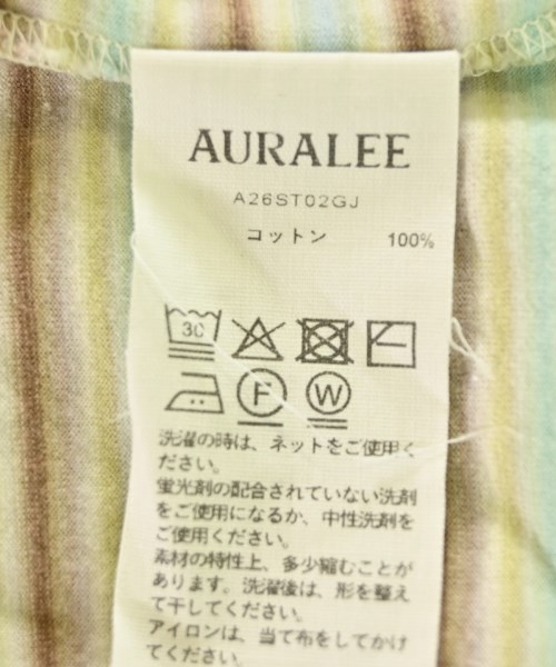 AURALEE（オーラリー）Tシャツ・カットソー 黄 サイズ:3(S位) メンズ/2200698893030