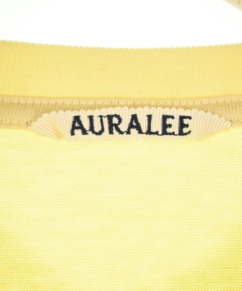 AURALEE（オーラリー）Tシャツ・カットソー 黄 サイズ:3(S位) メンズ/2200698893047