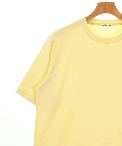 AURALEE（オーラリー）Tシャツ・カットソー 黄 サイズ:3(S位) メンズ/2200698893047