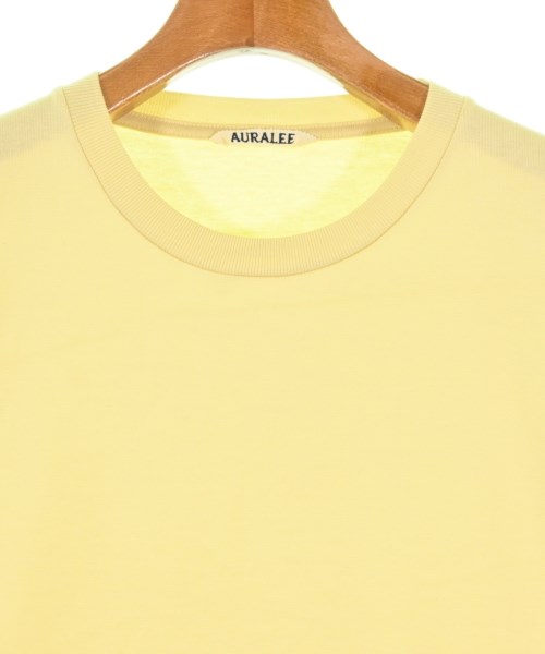 AURALEE（オーラリー）Tシャツ・カットソー 黄 サイズ:3(S位) メンズ/2200698893047