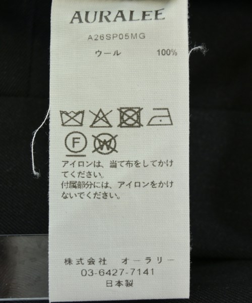 AURALEE（オーラリー）ショートパンツ 黒 サイズ:3(S位) メンズ/2200698893061