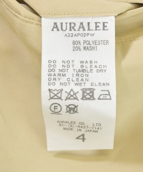 AURALEE（オーラリー）その他 ベージュ サイズ:4(M位) メンズ/2200698894037