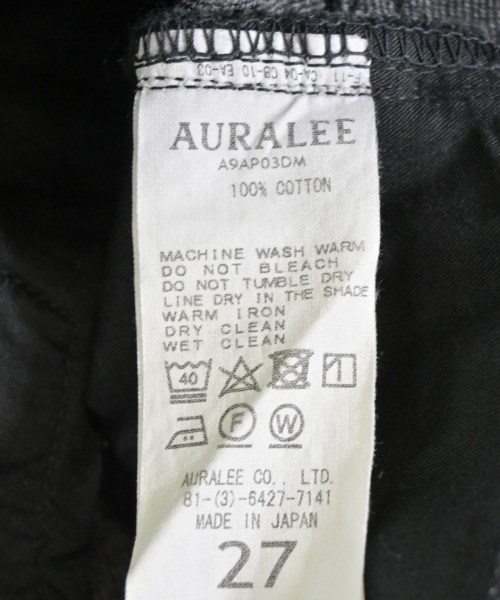 AURALEE（オーラリー）デニムパンツ 紺 サイズ:27(XS位) メンズ/2200694642076