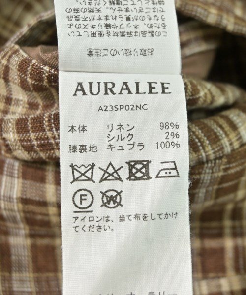 AURALEE（オーラリー）その他 茶 サイズ:4(M位) メンズ/2200700948017