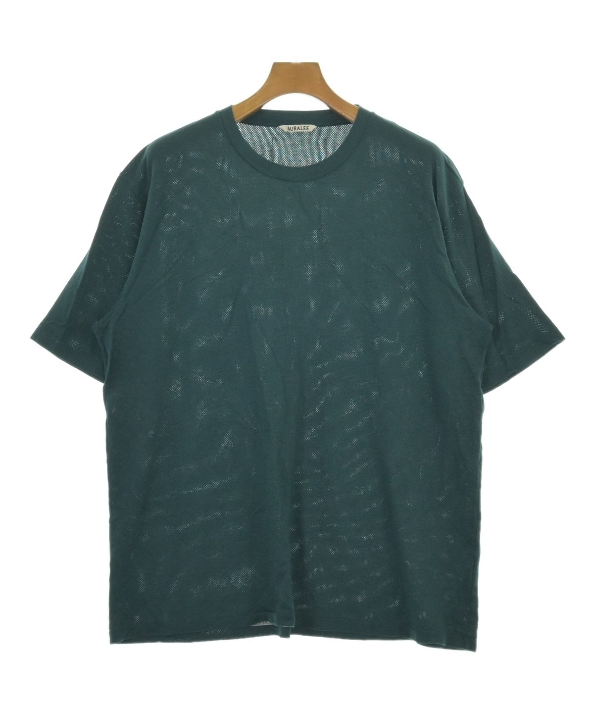 AURALEE（オーラリー）Tシャツ・カットソー 緑 サイズ:5(L位) メンズ