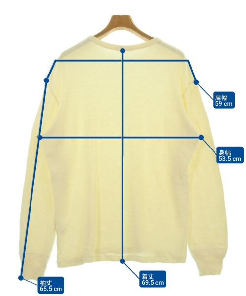 AURALEE（オーラリー）Tシャツ・カットソー 白 サイズ:5(L位) メンズ/2200700862290